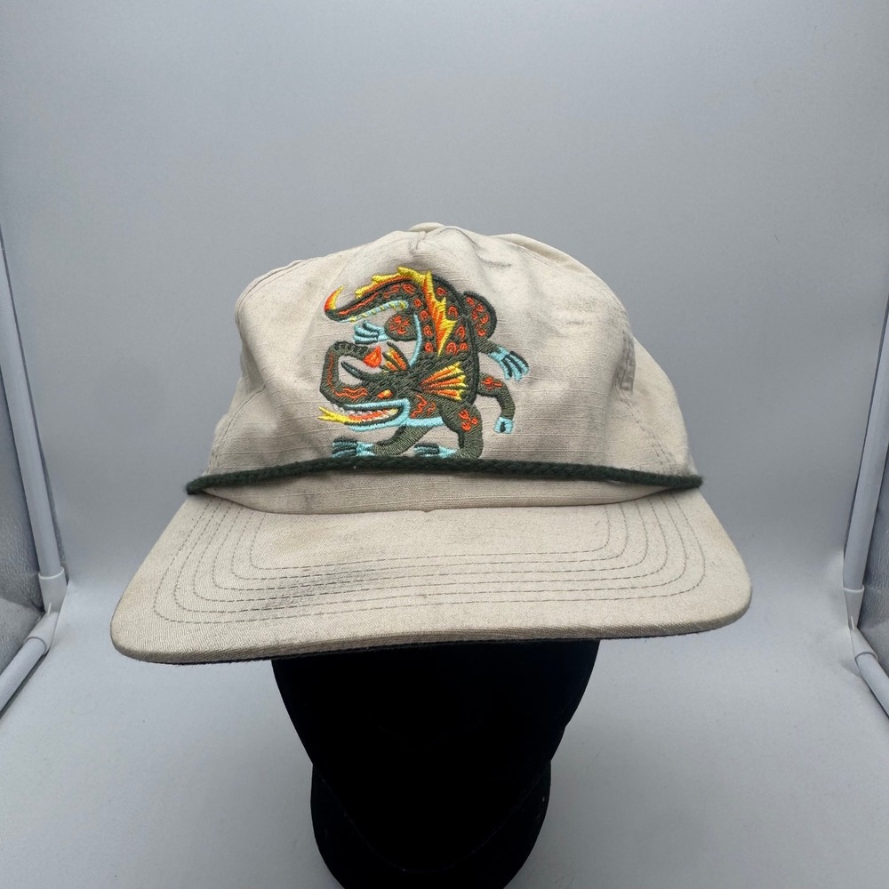 Howler Bros Swan Valley‎ Monster Rope Snapback Hat Cream Off White Rare